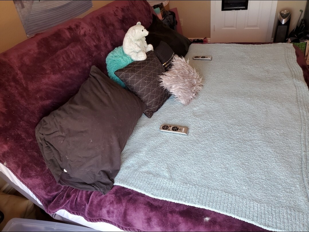 Cali-King PURPLE Bed w/Powerbase
